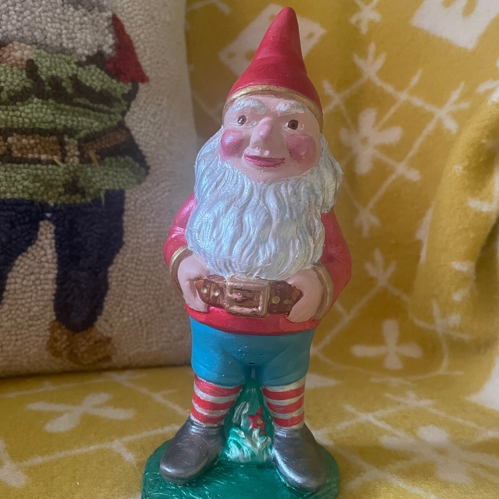 Handmade - Hand Poured and Hand Painted Indoor Patriotic Gnome
